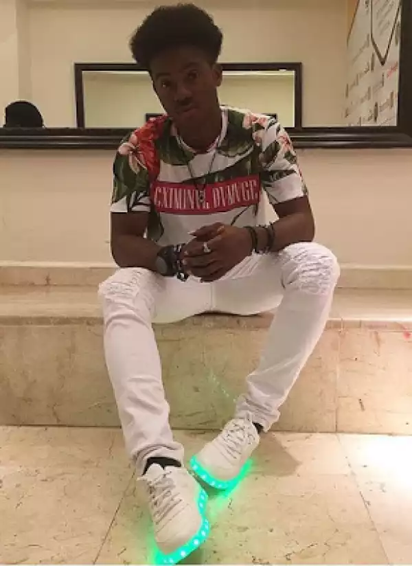 Korede Bello Rocks LED Light Shoe At Glo Slide And Bounce Tour [See Photos]